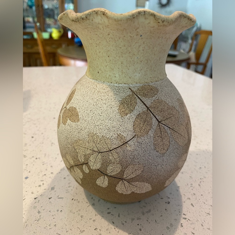 Wizard of clay vase -Vintage